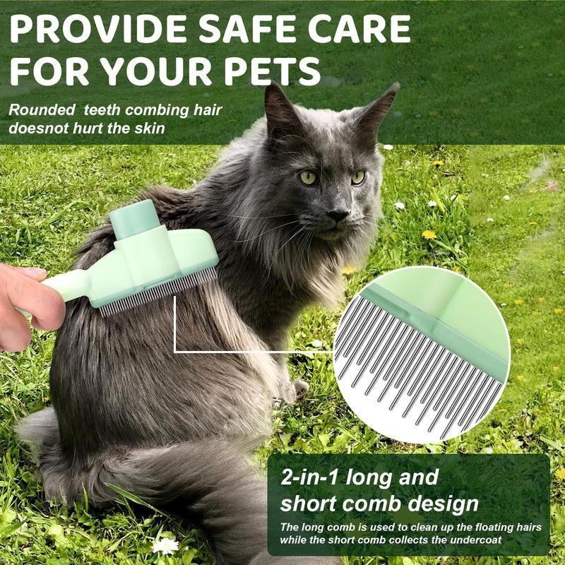 Pet Self-Cleaning Grooming Comb