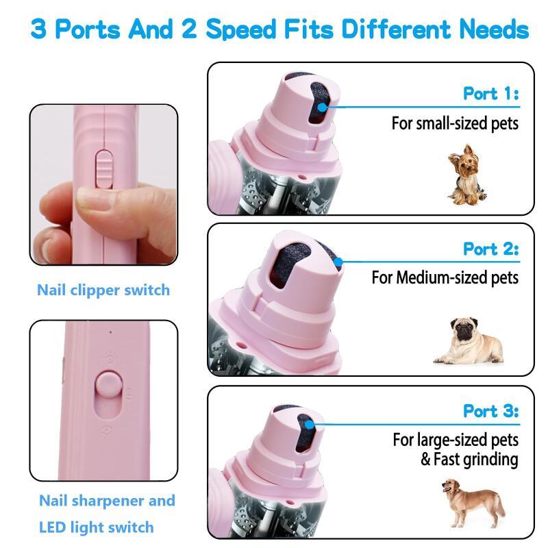 LED Pet Nail Clippers – Safe Trimmer for Dogs & Cats