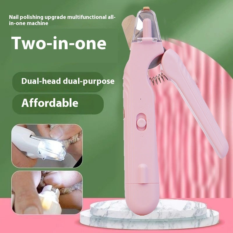 LED Pet Nail Clippers – Safe Trimmer for Dogs & Cats