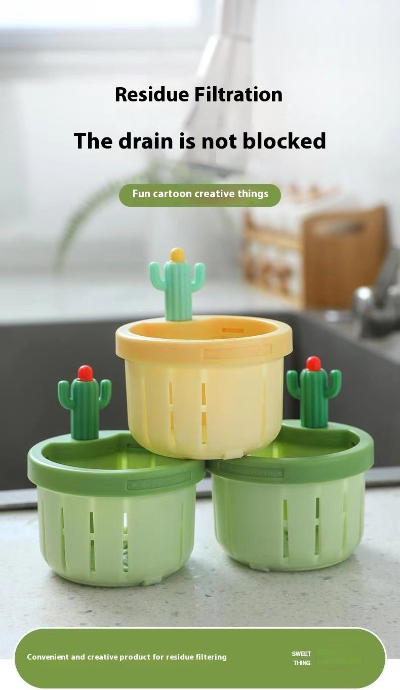Kitchen Sink Drain Filter – Cactus Style