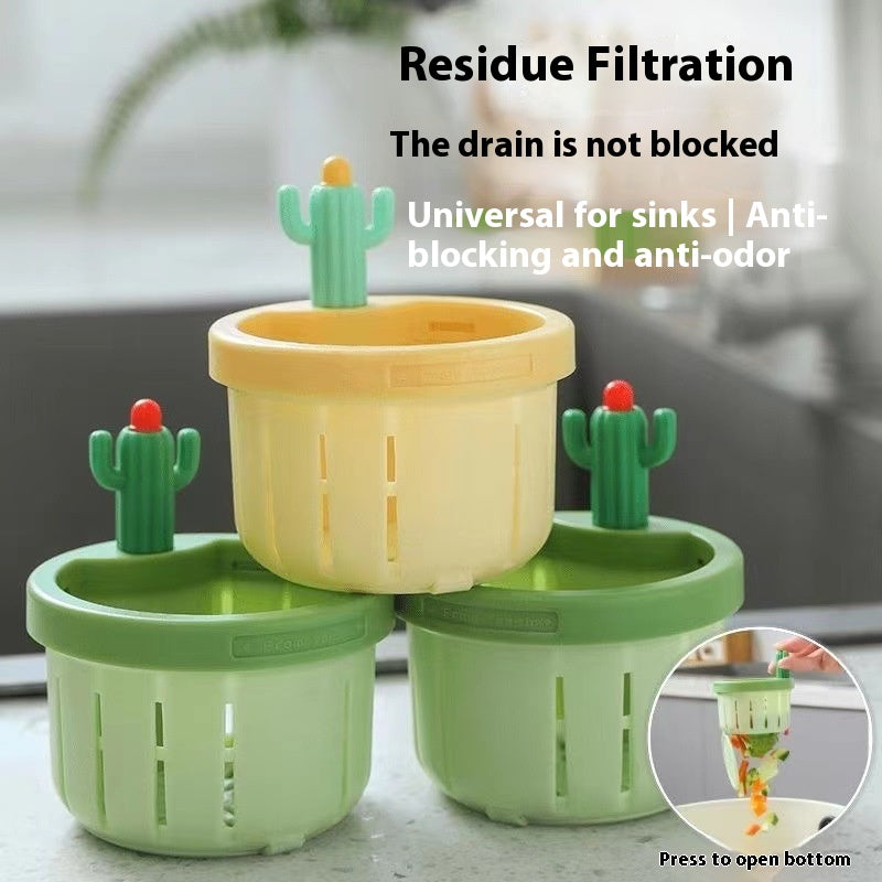 Kitchen Sink Drain Filter – Cactus Style