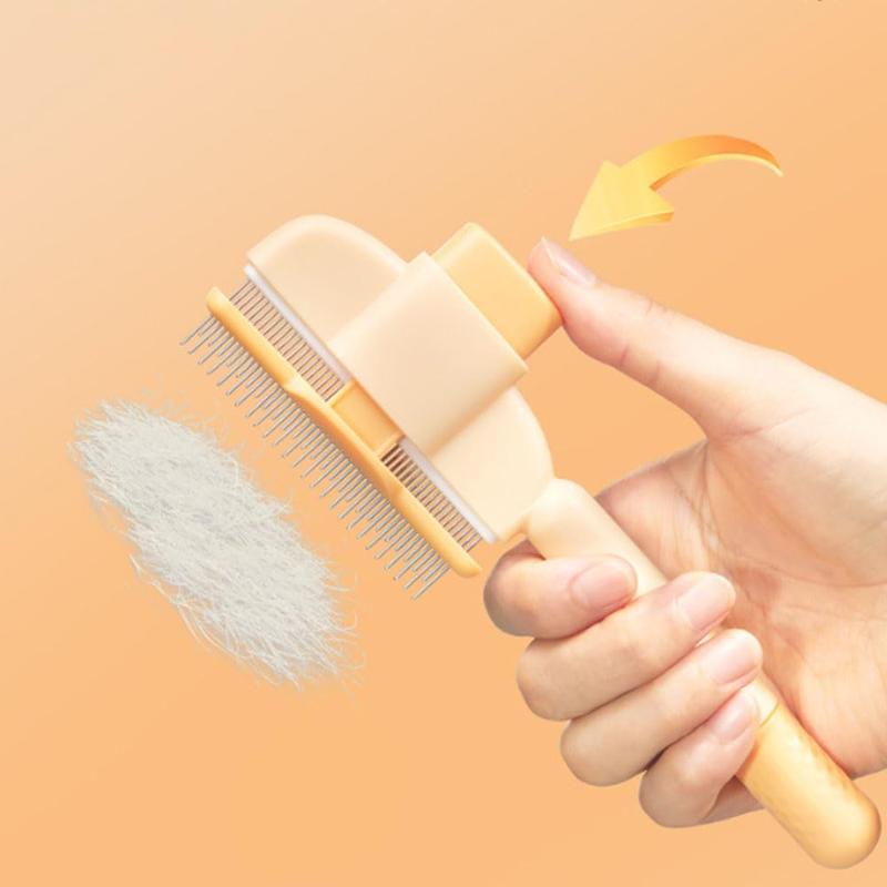 Pet Self-Cleaning Grooming Comb