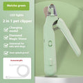 LED Pet Nail Clippers – Safe Trimmer for Dogs & Cats