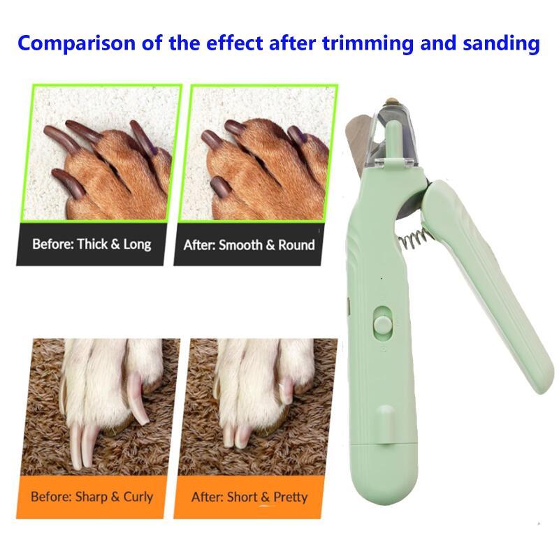 LED Pet Nail Clippers – Safe Trimmer for Dogs & Cats