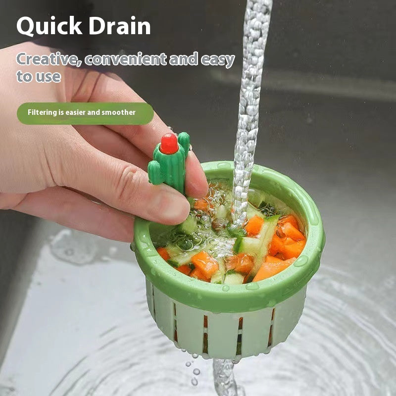 Kitchen Sink Drain Filter – Cactus Style